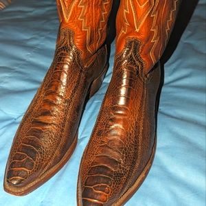 Lucchese ostrich western boots